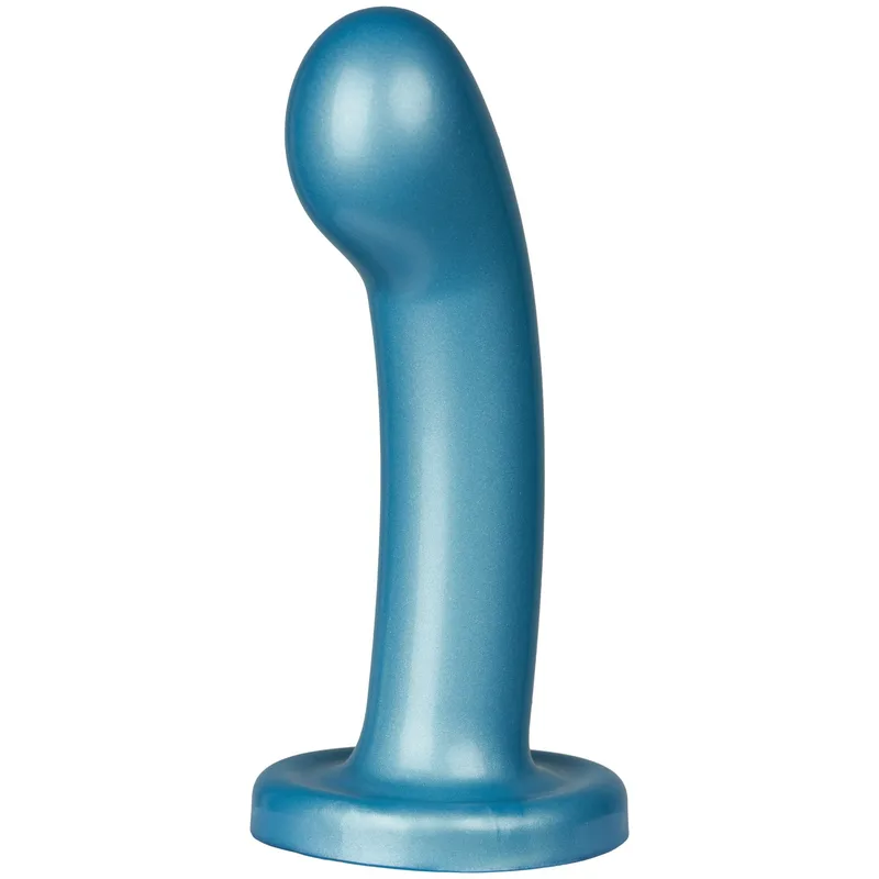 7. Baseks Shiny G-Punkts Dildo — Bedste budget-valg — Silikone med G-punkts-kurve (13,9 cm)