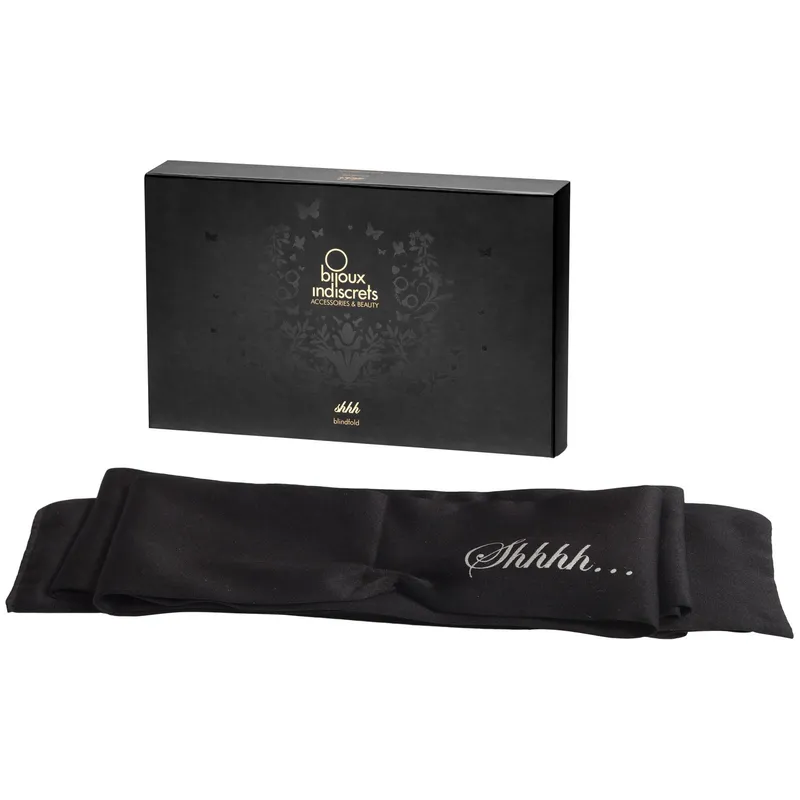 Bound Deluxe Satin Blindfold Sort — luksuriøst satin-blindfold