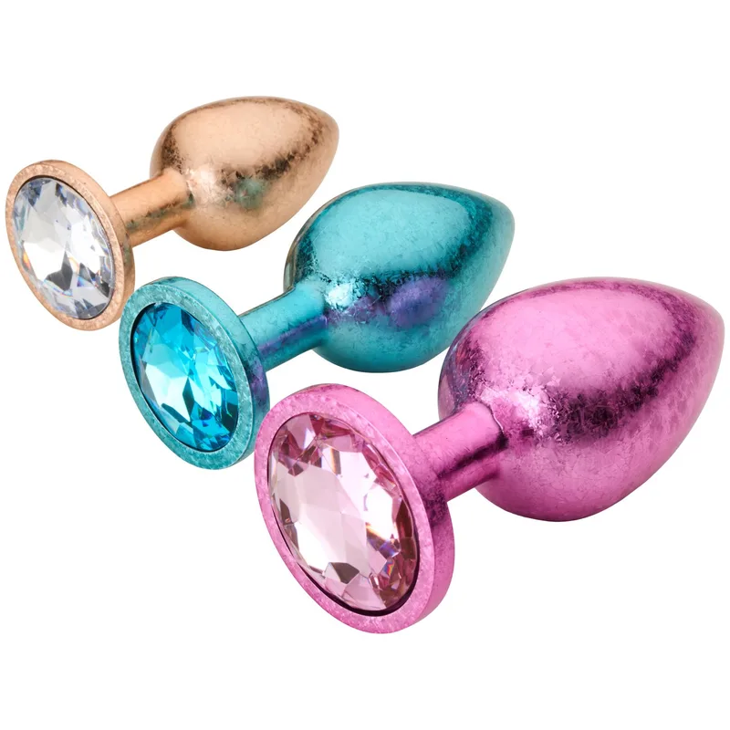 Metal Butt Plug med Juvel-base — M-størrelse — produkt