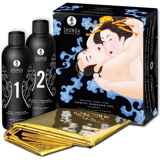Shunga Massage Candle — Oriental Crystals — produkt
