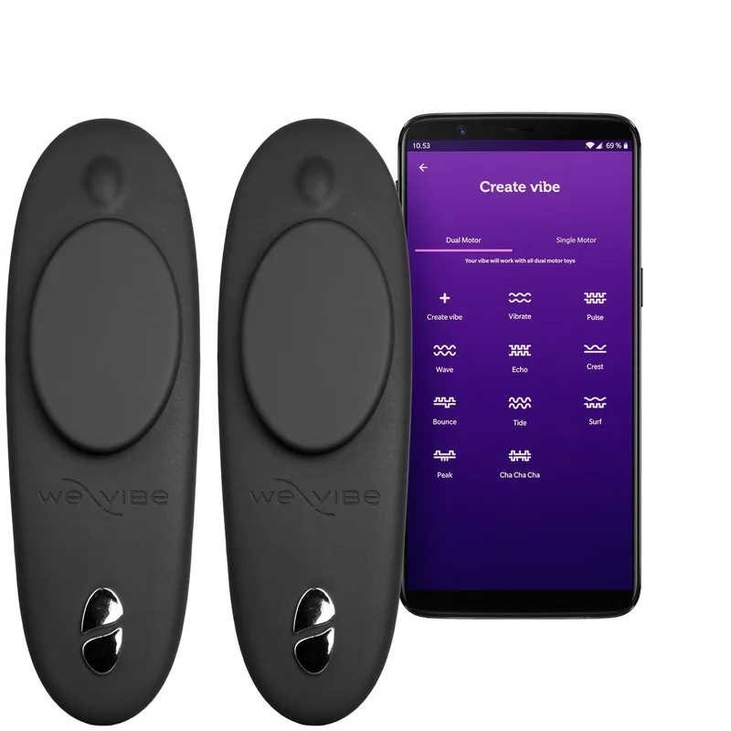 We-Vibe Moxie Couples Kit med Blindfold — produkt
